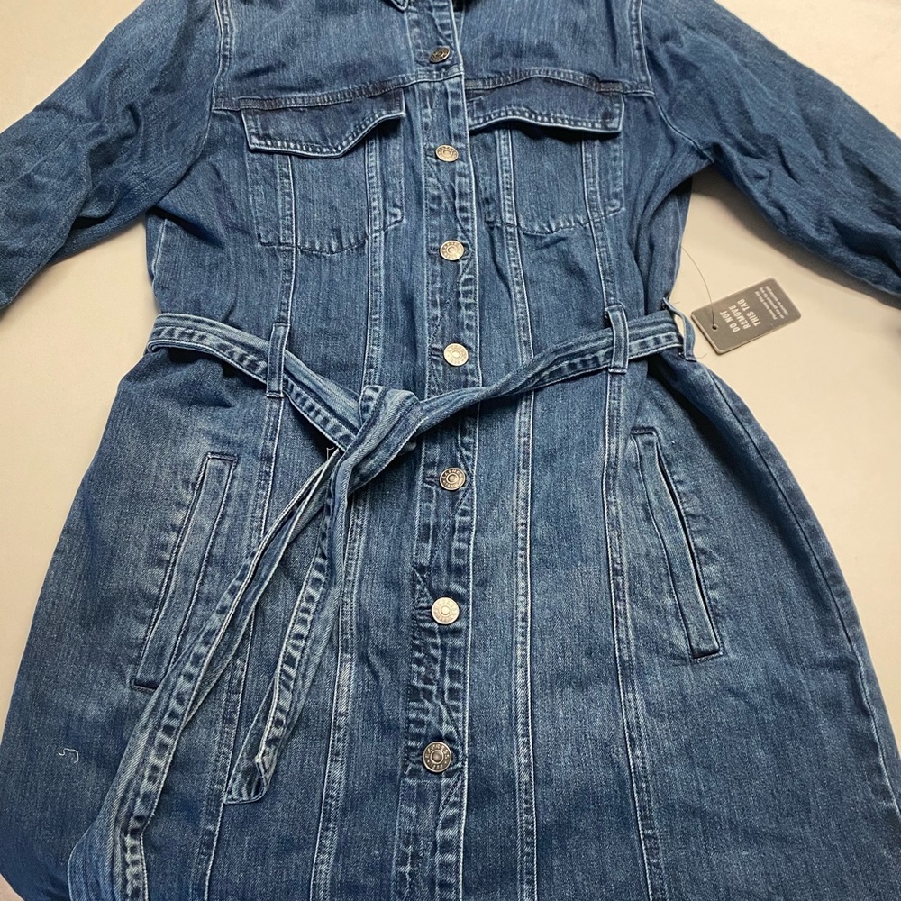 Express jean jacket dress